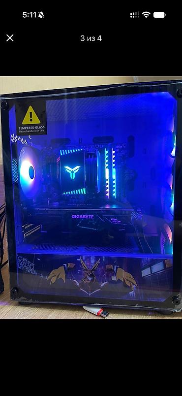 2600: Компьютер, ядер - 6, ОЗУ 16 ГБ, Для работы, учебы, Б/у, AMD Ryzen 5, NVIDIA GeForce GTX 1080, NVMe — 3
