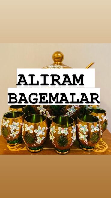 salat qablari: Aliram bagema qablar qedi̇mi̇ esyalar xrustal qablar meduza qablar