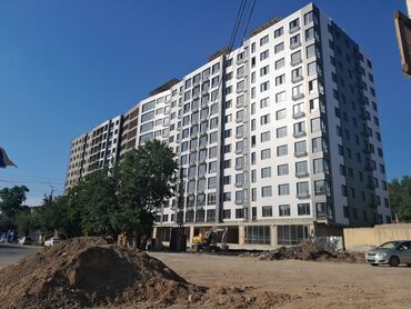 кв издейм: 2 бөлмө, 74 кв. м, Элитка, 7 кабат, ПСО (өзү оңдоп түзөтүп бүтүү үчүн)