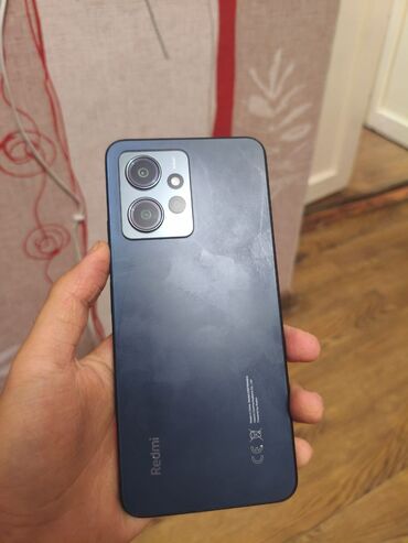 принтер ош: Redmi, Redmi Note 12, Новый, 128 ГБ, цвет - Синий, 2 SIM