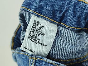 hm top: Spodnie jeansowe, H&M, 8 lat, 128, stan - Bardzo dobry — 4