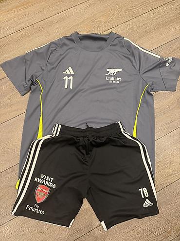 arsenal: Futbolka, Adidas, XL, rəng - Boz — 1