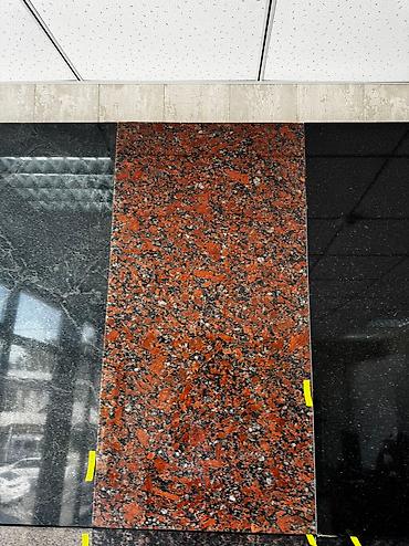 Фасадные гранитные плитки: Ангола блек Сары таш Гранит Мрамор Тан браун Онекис лабрадорит — 4