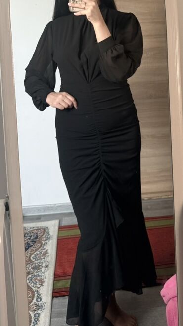 Вечерние платья: Вечернее платье, Длинная модель, С рукавами, S, M — 3