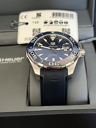 ремешки на apple: TAG Heuer Aquaracer Calibre 5 Automatic 43mm Настоящая швейцарская — 7