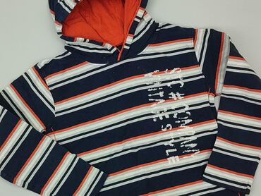 biała bluzka z długim rękawem: Sweatshirt, 7 years, 116-122 cm, condition - Good