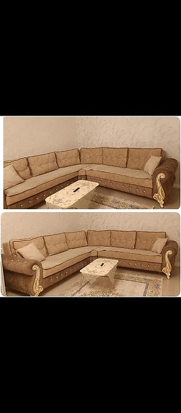 plasmas masa: Künc divan dəsti - Stil: klassik elementlərlə modern dizayn - Rəng — 1