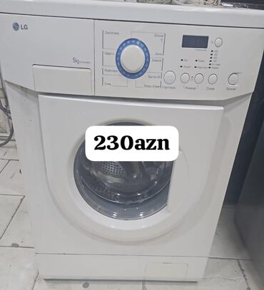 Paltaryuyan maşınlar: Paltaryuyan maşın LG, 5 kq, Avtomat, Qurutmasız, Kredit yoxdur
