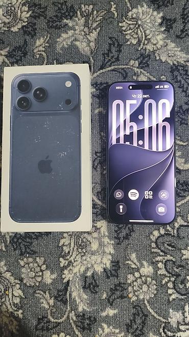 iphone 11 pro osh: IPhone 17 Pro max, 1 ТБ, цвет синий (корпус титан) Характеристики и — 1