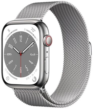 часы ссср: Apple Watch Series 9 45mm Silver SS Silver Mil Lp CEL С Миланским