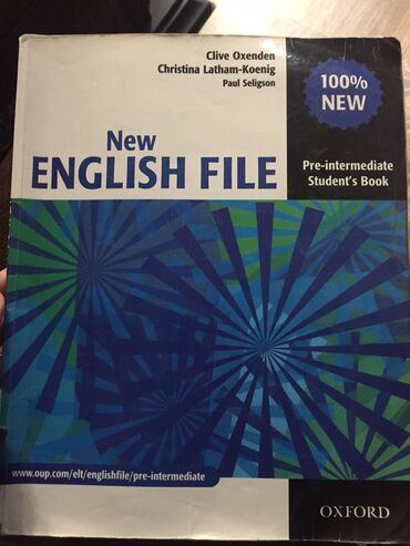 dim azerbaycan dili qayda kitabi: Oxford new english file 100% new unv vəsaiti tezedi istifade