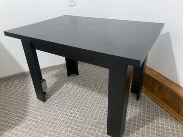 черный стол: Компьютерный Стол, цвет - Черный