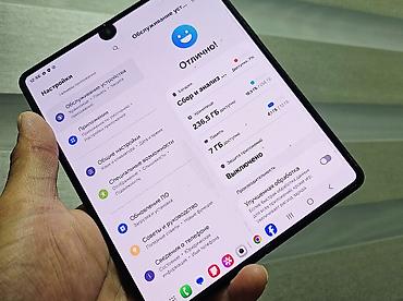 Samsung: Samsung Galaxy Z Fold 3, Б/у, 256 ГБ, цвет - Черный, 1 SIM, 2 SIM — 18