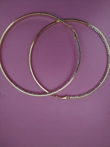 золотой набор серьги и кольцо: Серьги кольца бижутерия