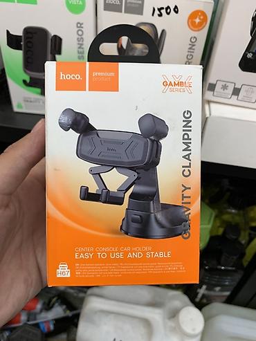cs 55 plus: Держатель для смартфона в автомобильную консоль Hoco H67 (Gamble — 1