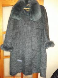qadınlar üçün klassik palto: Palto 7XL (EU 54), rəng - Boz