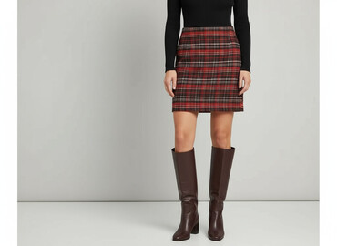 plisowane spódnice welurowa: Orsay, Women`s skirt, size 2XL