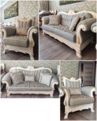 divan xacmaz: İşlənmiş, Divan, 2 kreslo