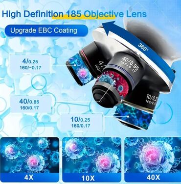 Tibbi avadanlıq: Mikroskop. Optik mültifunksional, metal çərçivə ilə, masa üstü -da lalafo.az — 6 Tibbi avadanlıq: Mikroskop. Optik mültifunksional, metal çərçivə ilə, masa üstü — 6