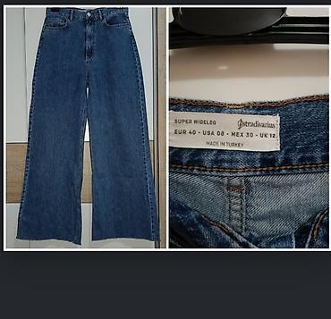 stradivarius s: Stradivarius farmerke – model Super Wide Leg - Kroj: ekstra široke — 1