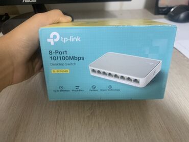 сетевой коммутатор: СЕТЕВОЙ КОММУТАТОР TP-LINK, 8-PORT 10/100MBPS