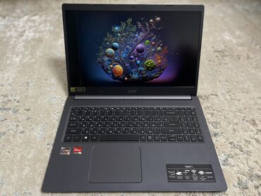 hd mpeg4 dvb t2: Ноутбук, Acer, 8 ГБ ОЗУ, AMD Ryzen 5, 17.3 ", Для работы, учебы, память SSD