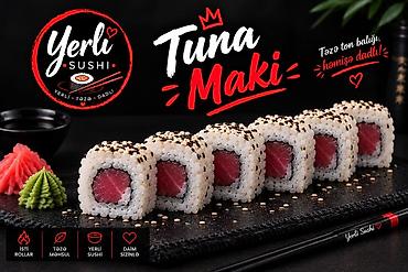 Sifarişlə hazır yeməklər: Yerli Sushi – Təzə dad, yerli keyfiyyət! Sushi və fast‑food menyusu — 8