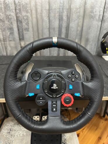 Video oyunlar üçün aksesuarlar: Logitech g29 skorus yenidir rul və pedal az işlənib karopkasi var