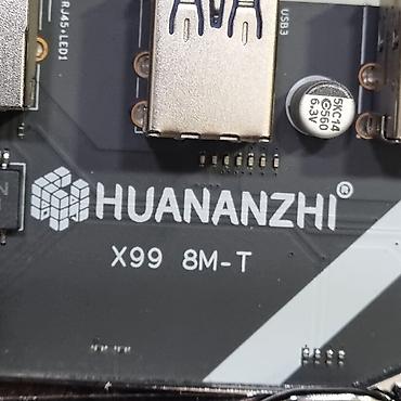 Материнские платы: Материнская плата, Б/у, Huananzhi, LGA2011, Micro-ATX, Для ПК — 3