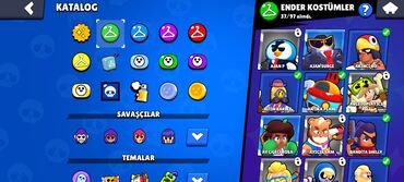 Audio: Brawl Stars mobil oyununun oyun daxili kataloqu. Bu kataloq oyunçulara