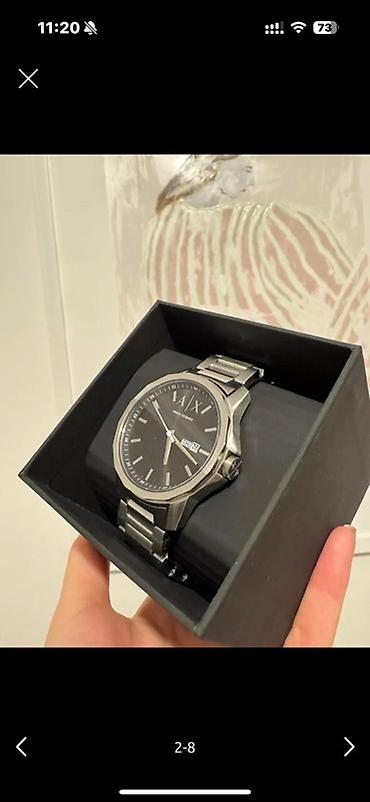 Aksesuarlar: Yeni, Qol saatı, Emporio Armani, rəng - Qara — 2