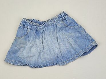 granatowe spódniczki dla dziewczynek: Spódniczka, H&M, 9-12 m, stan - Dobry