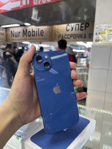 сколько стоит iphone 13 в кыргызстане: IPhone 13, Б/у, 128 ГБ, Синий, Защитное стекло, Чехол, 89 %