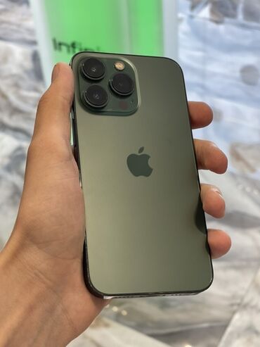 IPhone 13 Pro, 128 ГБ, Matte Midnight Green, Гарантия, Беспроводная зарядка, Face ID