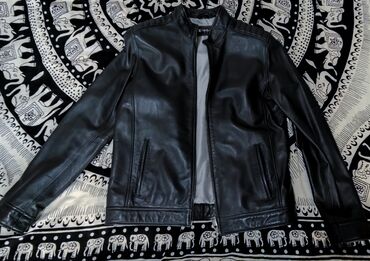 кожаный куртки мужской: Куртка L (EU 40)