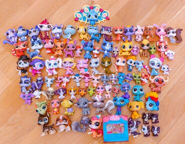 добрые руки собаки: Лот Littlest Pet Shop 50 больших 36 маленьких Игрушки для девочек