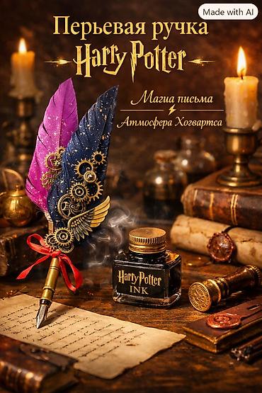Канцтовары: Перьевая ручка Harry Potter — набор для каллиграфии и писем в — 1