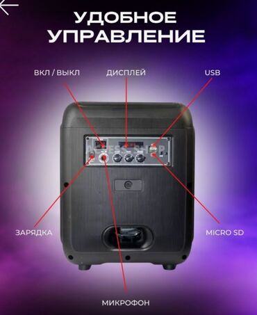 Динамики и колонки: Доставим до дома бесплатно!!! Беспроводная портативная колонка — 13