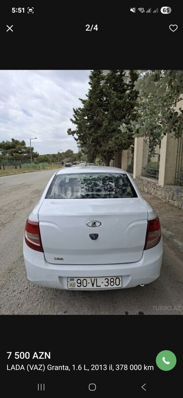 VAZ (LADA): VAZ (LADA) Granta: 1.6 l | 2013 il 378000 km Sedan