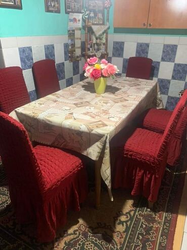 Posteljina: Rastegljive navlake za stolice sa karnerima šest komada paket cena — 9