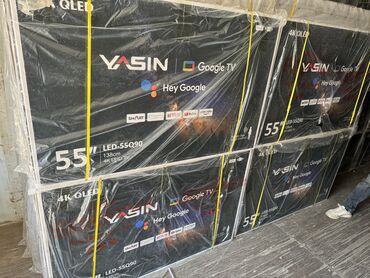 Телевизоры: Телевизоры yasin 55G11K 140 см 55" 4k НОВОГОДНЯЯ акция (google tv) -