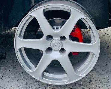 6 bolt: Opel orijinal yüngül lehimli disklər - Model: Opel 6-şüalı, mərkəzdə — 1