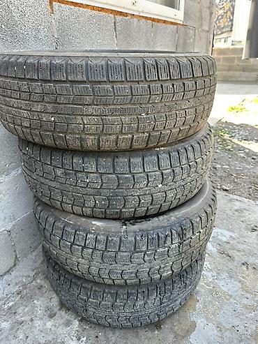 Шиналар жана дисктер: Очень хорошая фирма Шина протектор 95 % почти новые Комплект зимних — 1