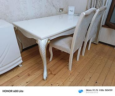işlənmiş oturacaqlar: *239₼ MASA desti :-TƏCİLİ SATILIR‼️* 6oturacağı var UNVAN:-sumqayıt — 1