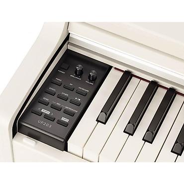 electron piano: №: 12713 Məhsulun adı: Elektron piano Medeli UP203 WH, ağ Brend — 3