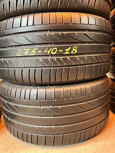 Шиналар 275 / 40 / R 18, Жай, Колдонулган, Жуп, Германия, Bridgestone