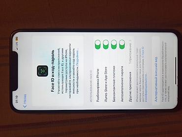 кармин часы: IPhone Xs Max, Колдонулган, 256 ГБ, Күмүш, Кабель, Каптама, 76 % — 2