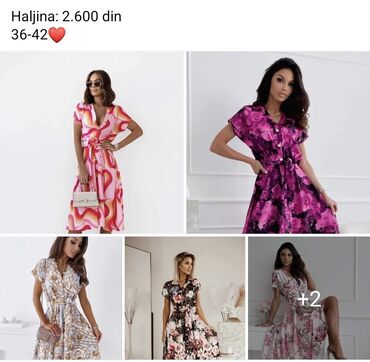 dugacke haljine svecane: S (EU 36), bоја - Šareno, Kratkih rukava