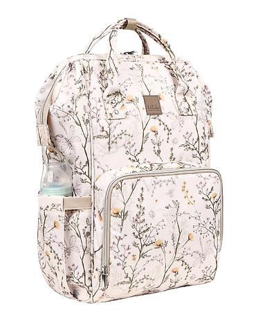 zlatne platforme: KikkaBoo Torba za mame Siena Luxe Secret Garden – beige Elegantna i — 4
