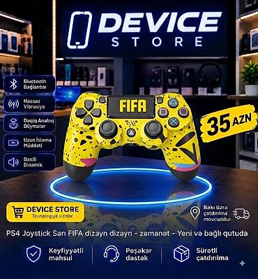 dj kontroler: PS4 Joystick – FIFA dizaynlı Xüsusiyyətlər: - Bluetooth bağlantısı - — 1